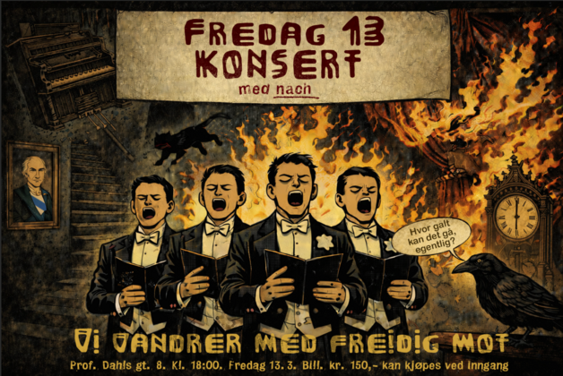 DnS Pluss Fredag 13. konsert i egne lokaler med etterfest