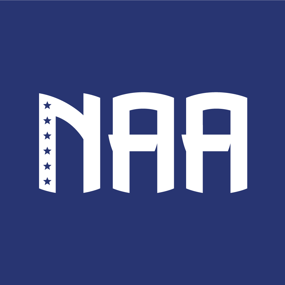 NAA Logo - White