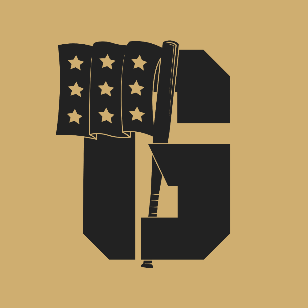 PDG Academy - G + Flag Logo Black on Gold