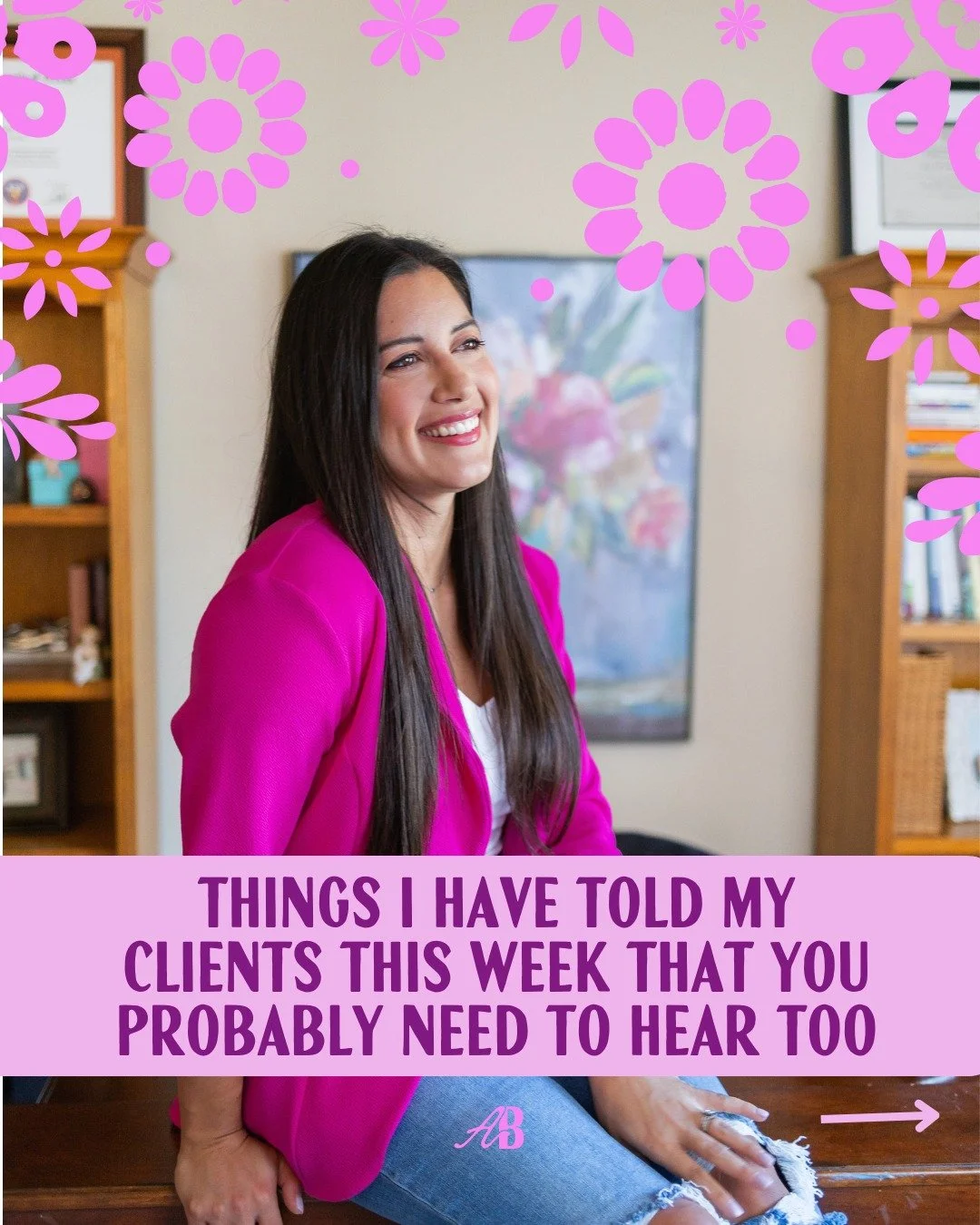 Tell me which one you needed to hear the most👇🏼

ALSO... a gentle, loving truth moment for you to hear as well:

If you are anything like me... You live in your head. You read things like this post and think, &quot;wow I needed to hear that&quot; a