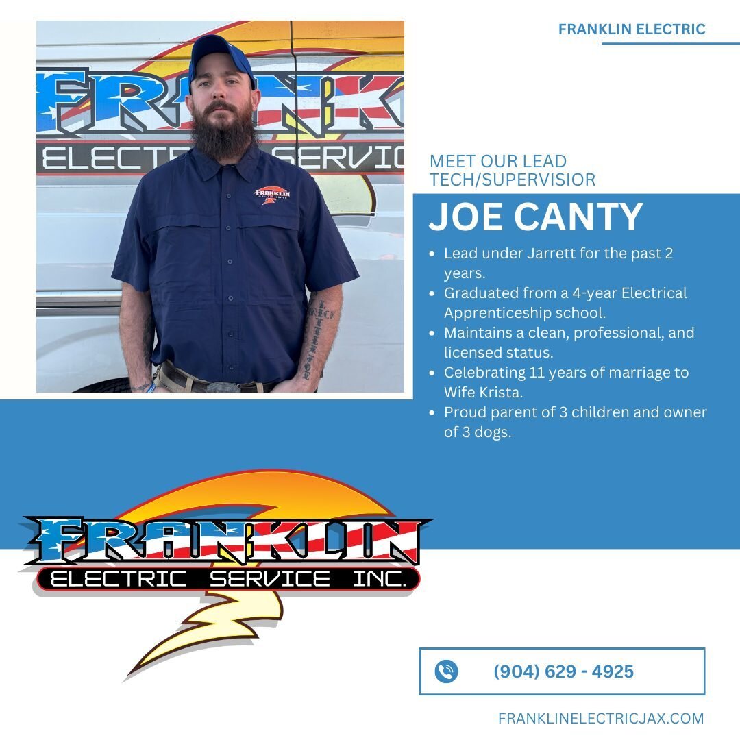 Meet the mastermind behind the magic, our Lead Tech/Supervisor, Joe Canty! 🔧💡 With expertise that sparks innovation and dedication that lights up our team, Joe is the driving force behind every successful project. Get ready to be impressed! 🌟

 #M