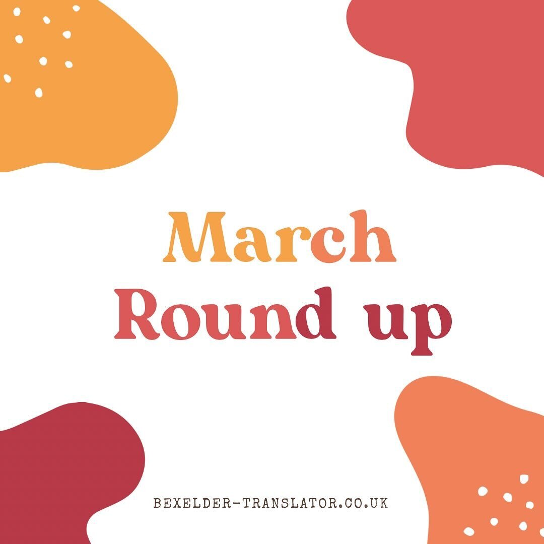 ☃️ It&rsquo;s April and it should be spring but in Aberdeen, we&rsquo;re currently on our third winter. Here&rsquo;s what happened in March

6 projects (5 translation, 1 copywriting)

4 separate clients (all returning)

271 times believing this year 