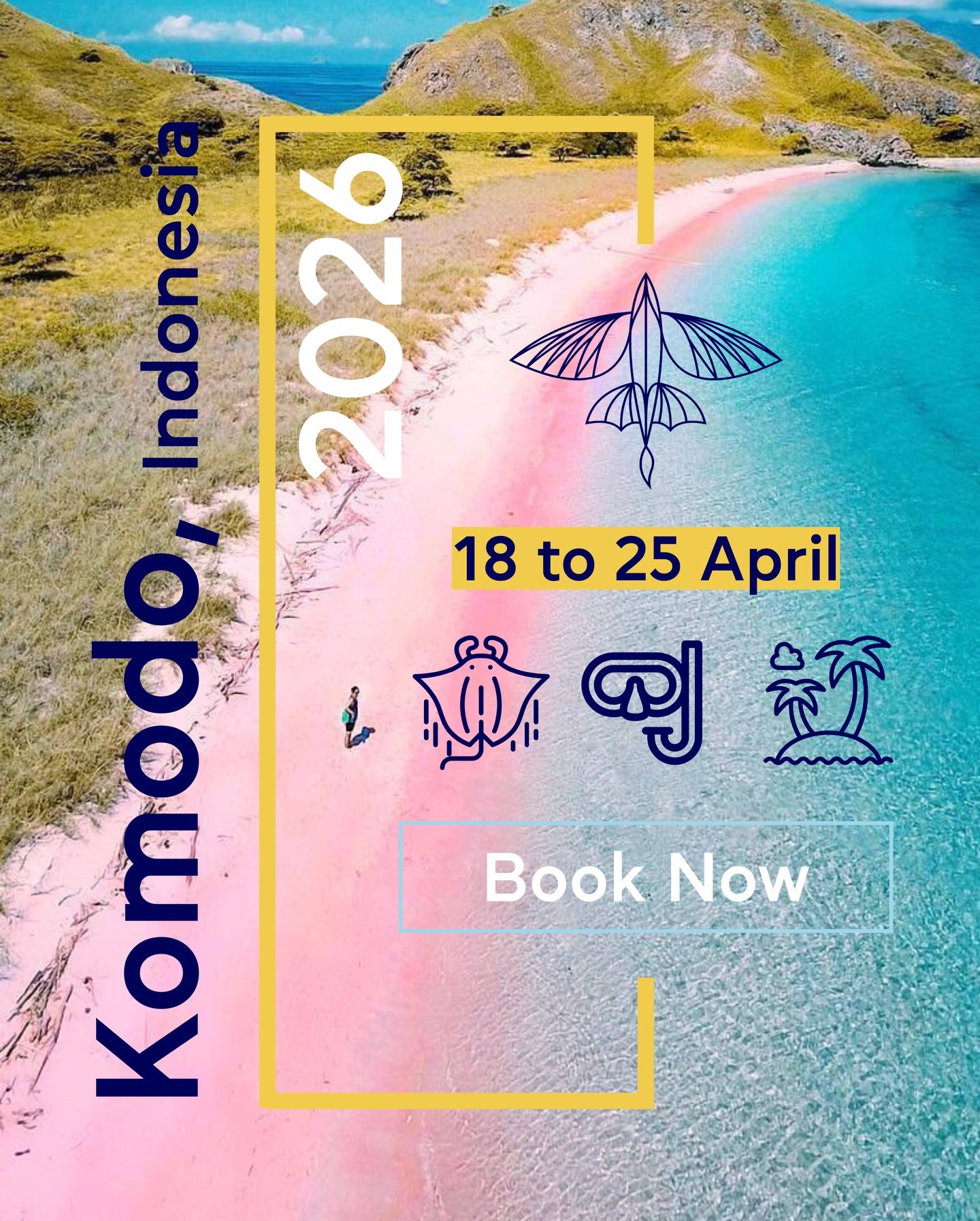 Komodo, Indonesia Scuba Adventure &middot; April 2026 🐟✨

&ldquo;Tale of the Dragon&rdquo; Wild currents. Giant mantas. Dragons on land.
Komodo, exactly how it should be.

📅 18&ndash;25 April 2026
🤿 6 diving days in one of the world&rsquo;s top di