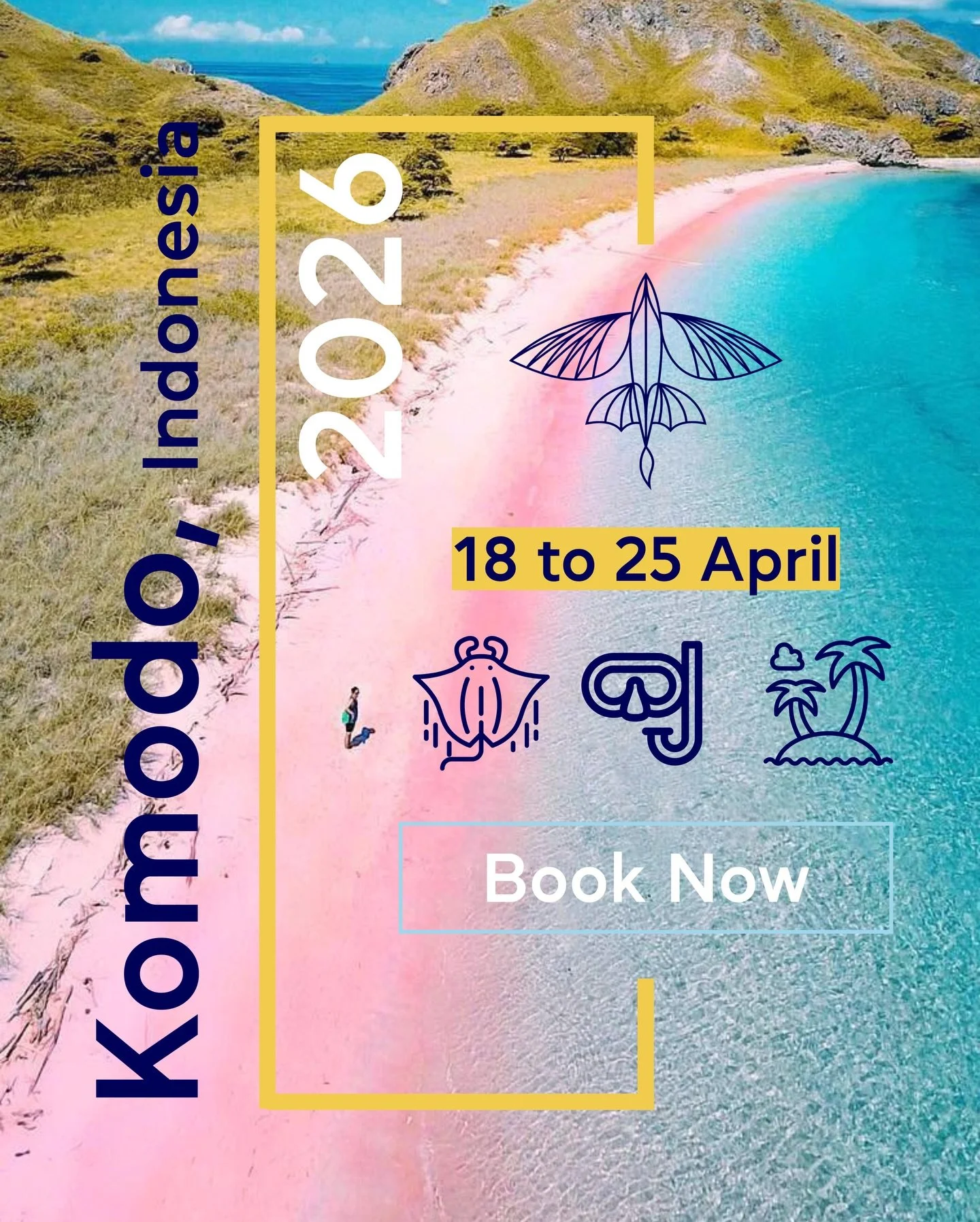 Komodo, Indonesia Scuba Adventure &middot; April 2026 🐟✨

&ldquo;Tale of the Dragon&rdquo; Wild currents. Giant mantas. Dragons on land.
Komodo, exactly how it should be.

📅 18&ndash;25 April 2026
🤿 6 diving days in one of the world&rsquo;s top di