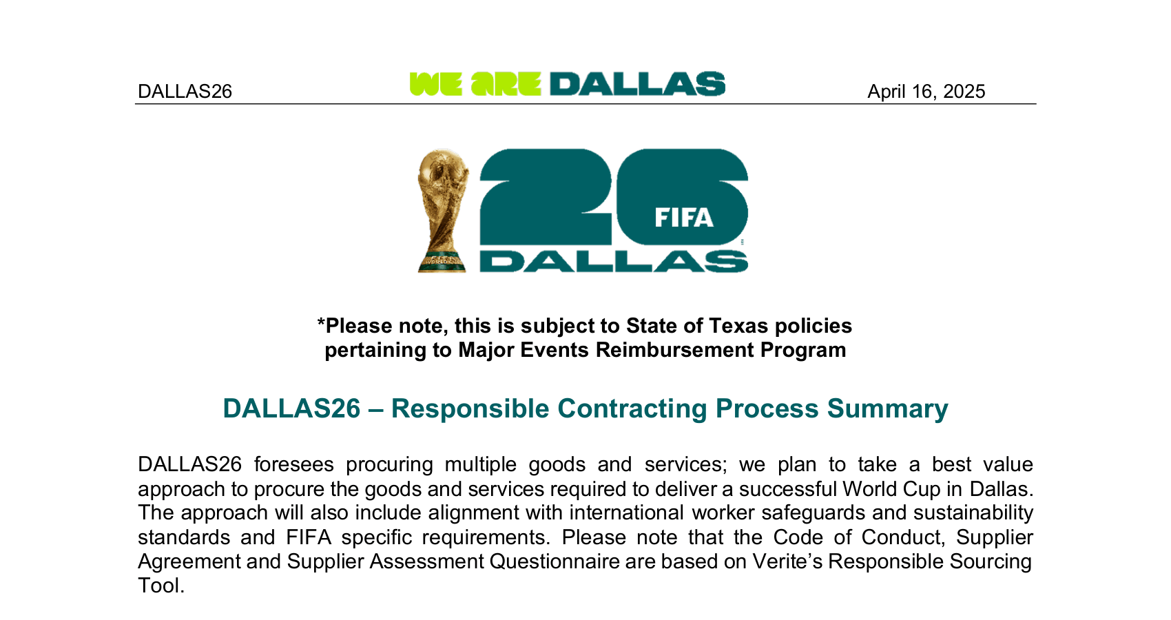 Responsible Contracting Process Summary cover