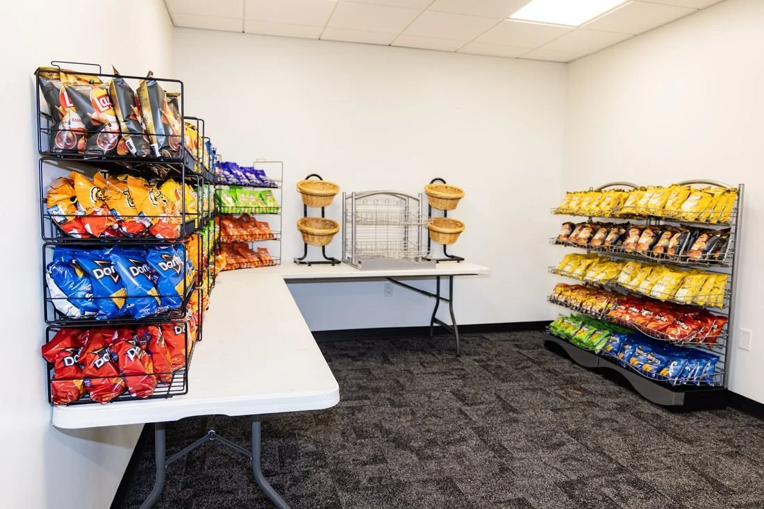 Worker Support Hub snacks