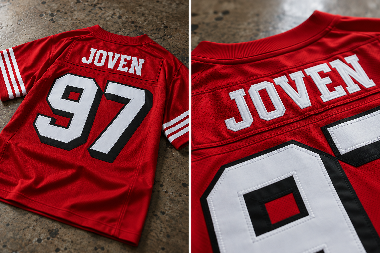 Red JOVEN 97 Football Jersey Diptych.png