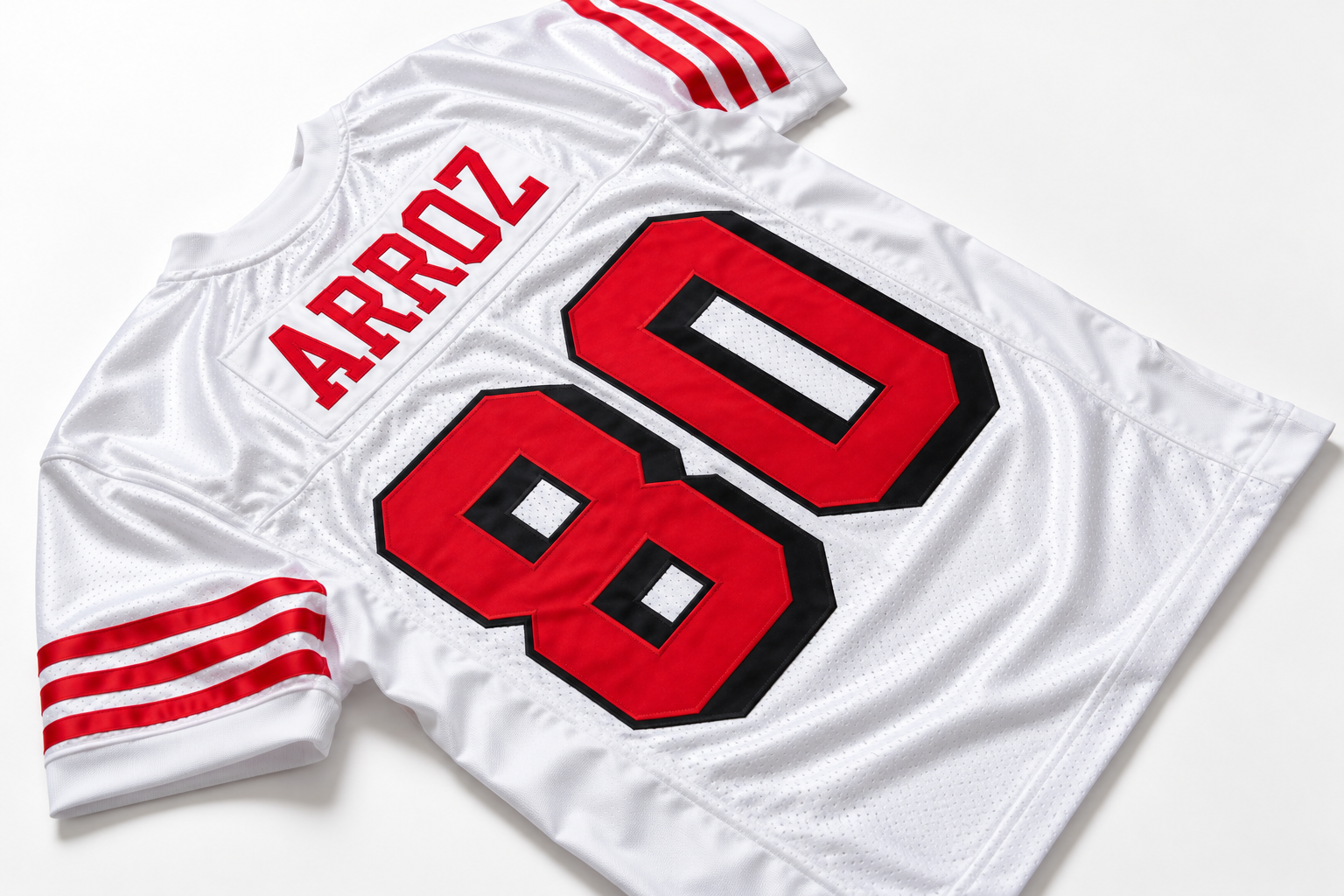 White Football Jersey with Red Accents.png