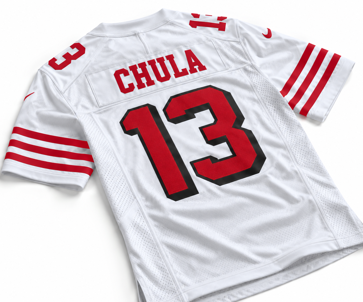 White 49ers Jersey with “Chula” and 13.png