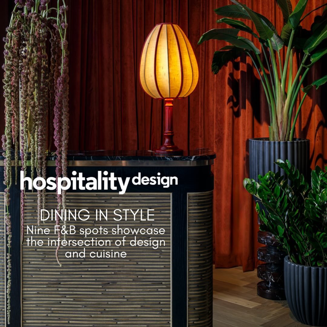 Design 🤝 Dining. Our client @lovelakestudio sets the bar high in the hospitality design world! See more in the April issue of @hospitalitydesign. 

#hospitalitydesign #designstudio #miamirestaurants #kissaki #dininginstyle #getpublished