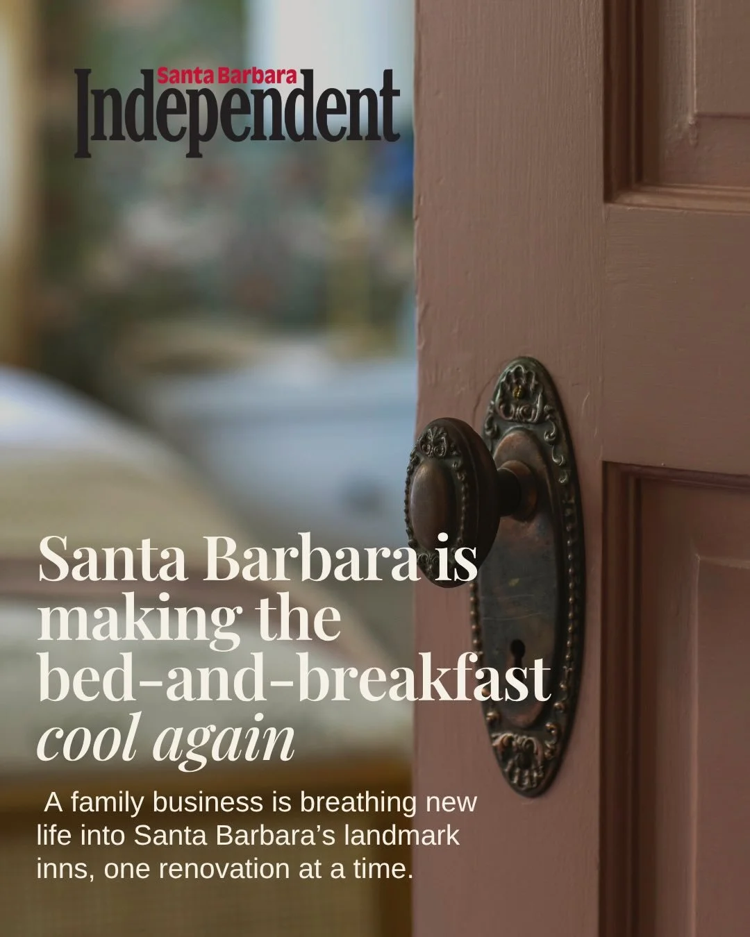 No dusty floral bedspreads here! Congrats to our client @hearth.hospitality.group for this @sbindependent story about their thriving business modernizing the bed-and-breakfast model and making them cool for a new generation. 

Their portfolio of hist