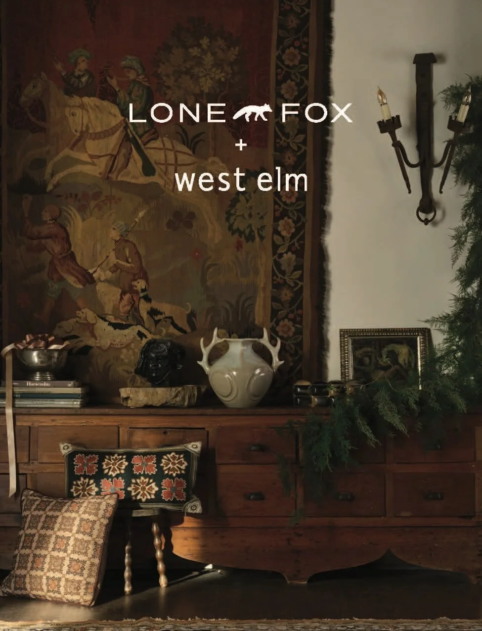 BIG DAY for our client @lonefoxhome. His collection with @westelm dropped and it's so dreamy! Link to shop in stories! ✨