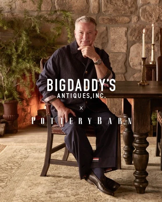 A BIG moment for Big Daddy! We are thrilled to celebrate the launch of our client @bigdaddysantiques exclusive collection with @potterybarn.

For over 30 years, founder Shane Brown has traveled the world sourcing extraordinary antiques and architectu
