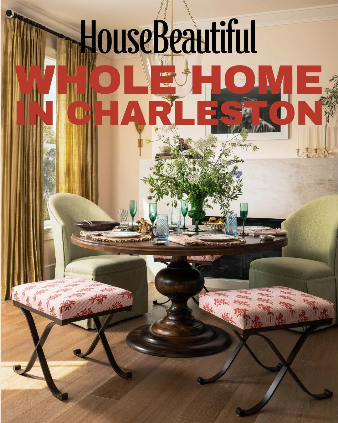 Coucou, Charleston! A little European joie de vivre has landed in the low country from our client @chloe.legras of @boxwoodavenue, who was selected for the @housebeautiful 2026 Whole Home in Charleston. 

Tix available now and benefit Lowcountry Dood