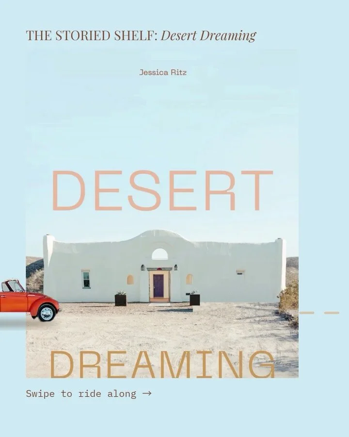 Beep beep! 🚘 Friend of @thestoriedgroup @jessnritz wrote a book! Desert Dreaming pays tribute to embracing the joys and challenges of desert living from the Mojave to the Great Basin. Available now wherever books are sold. 🌵#thestoriedshelf