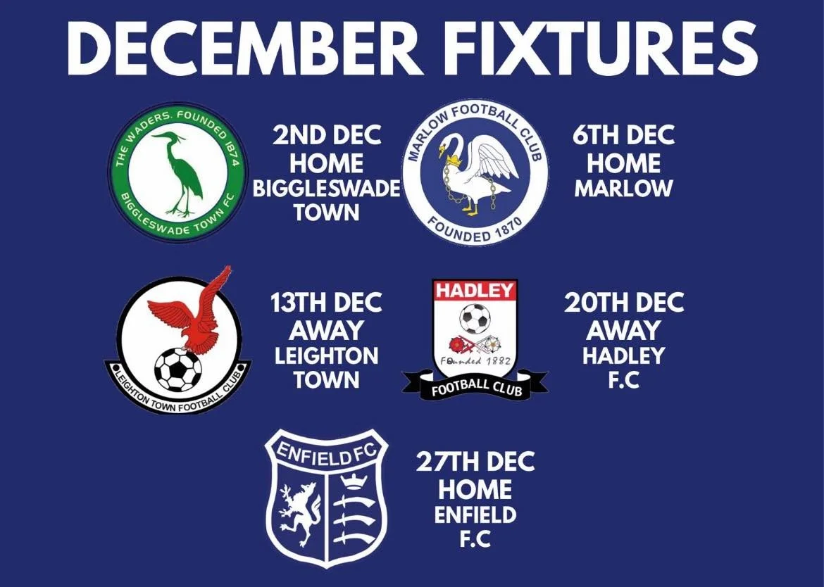 December Fixtures