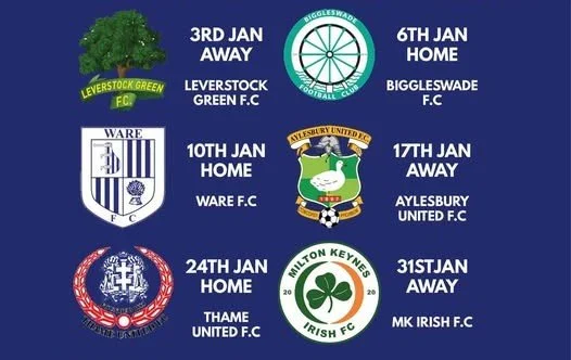 JANUARY FIXTURES