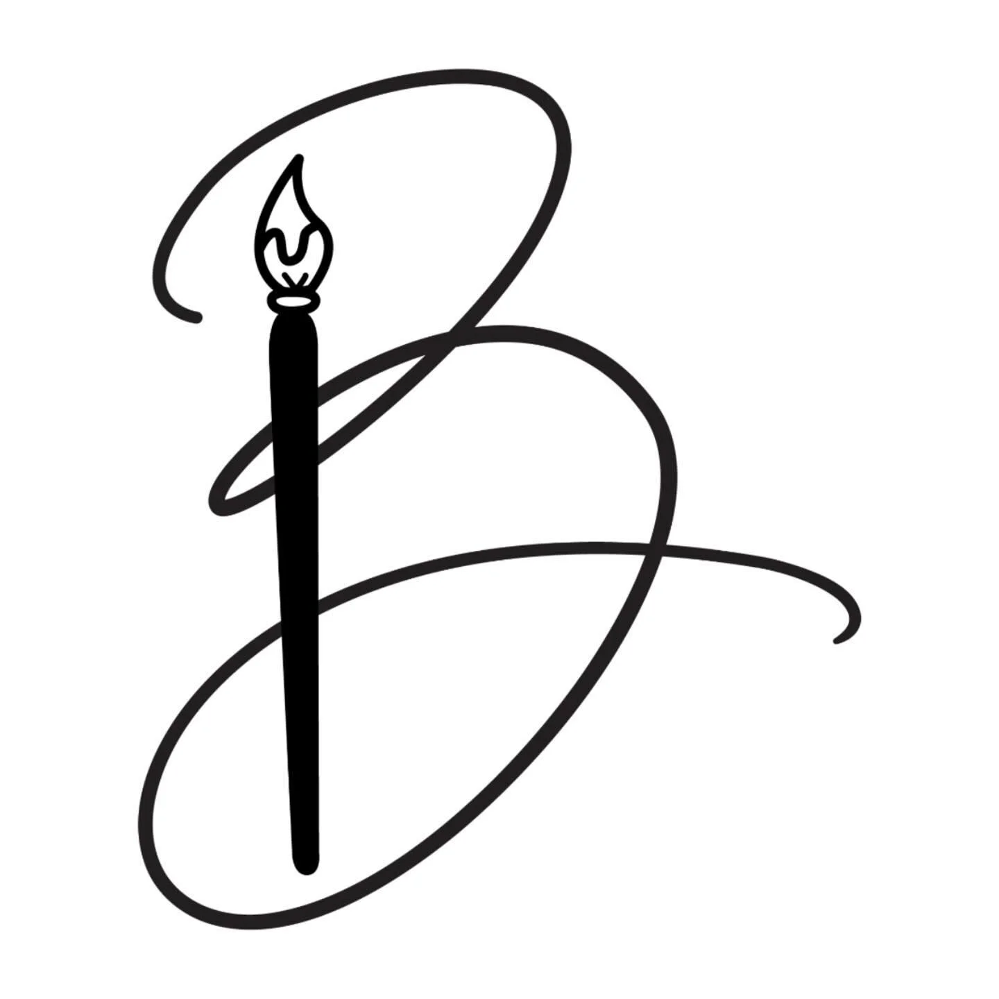 Bell &amp; Brush finally has a logo!! 
&bull;
&bull;
&bull;
#BellAndBrush #Calligraphy #Watercolor #Personalized #CustomOrder #Gift