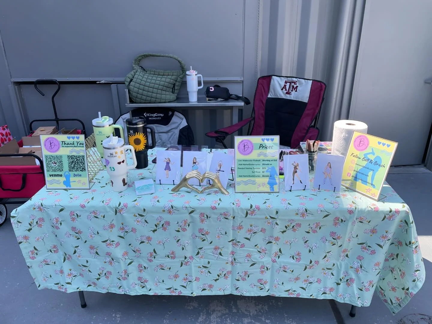 Today was a great day at @legacyfoodhall for The Tortured Brunch Department event! As always, Swifties are the best and kindest people! Thank you to everyone that came and supported Bell &amp; Brush today 🤗