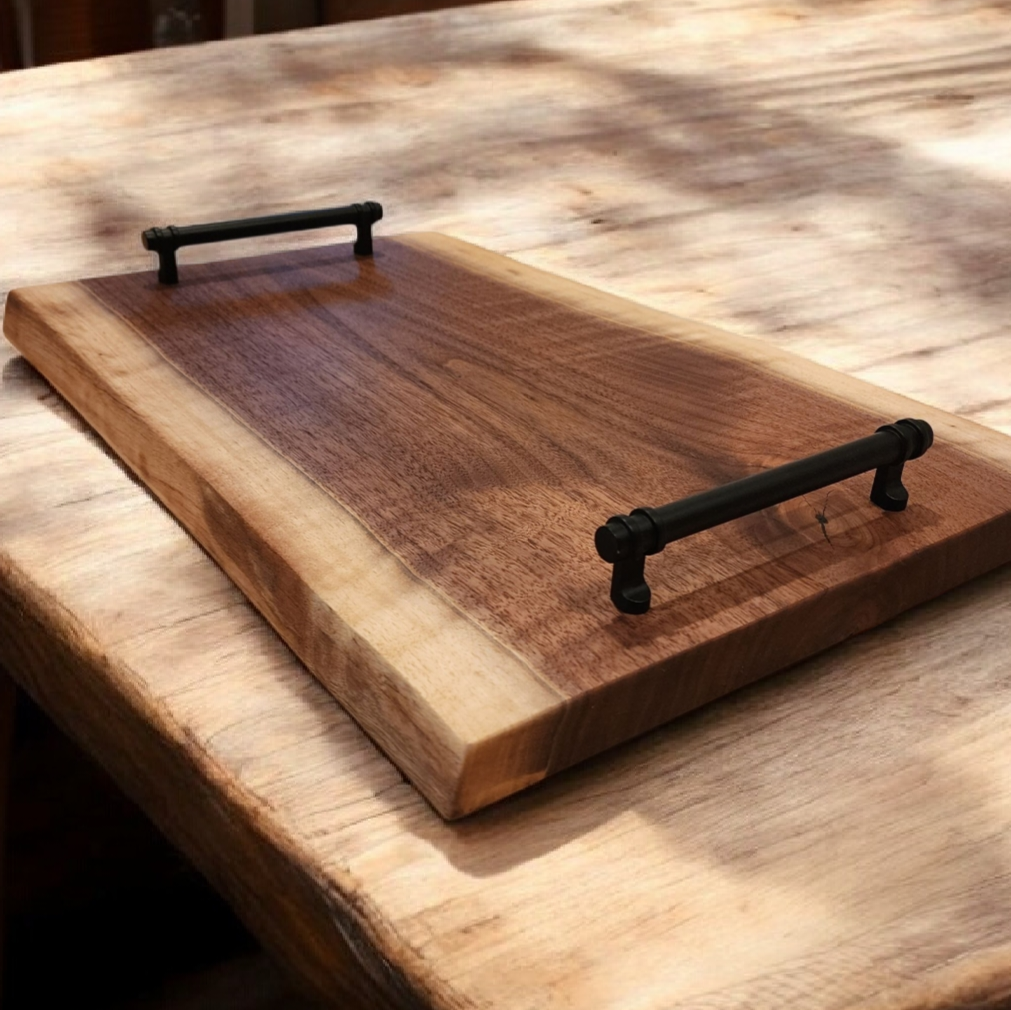 Serving Board - Live Edge Walnut