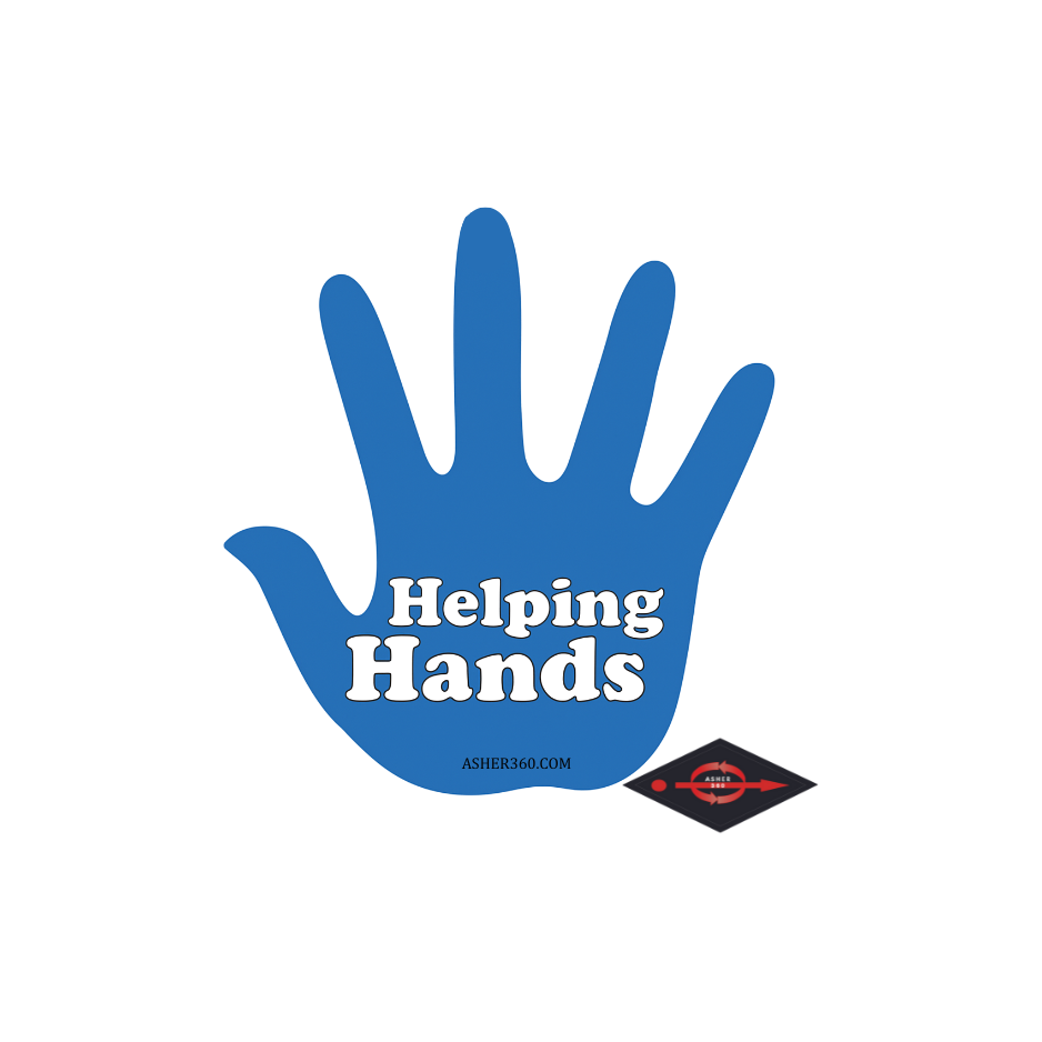Helping Hands Rally Point community safety graphic