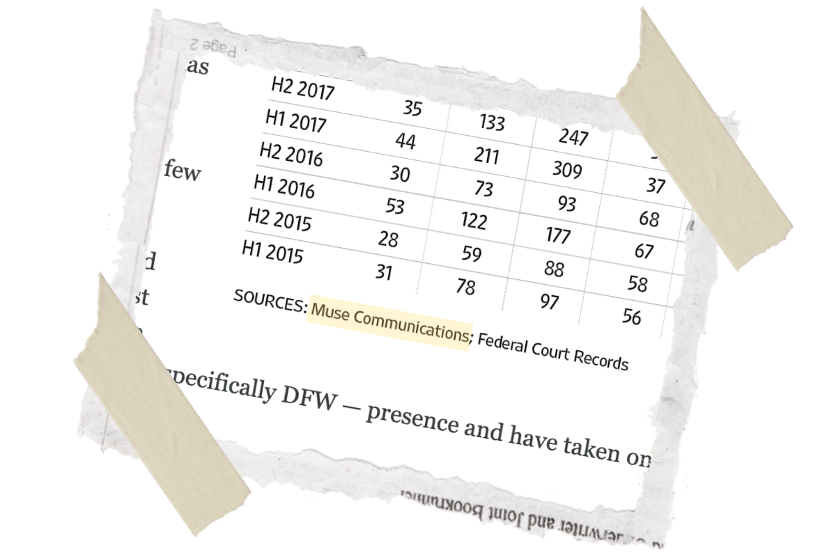 Muse Communications Tracks Data, Market Trends to Help Law Firms Stay Ahead