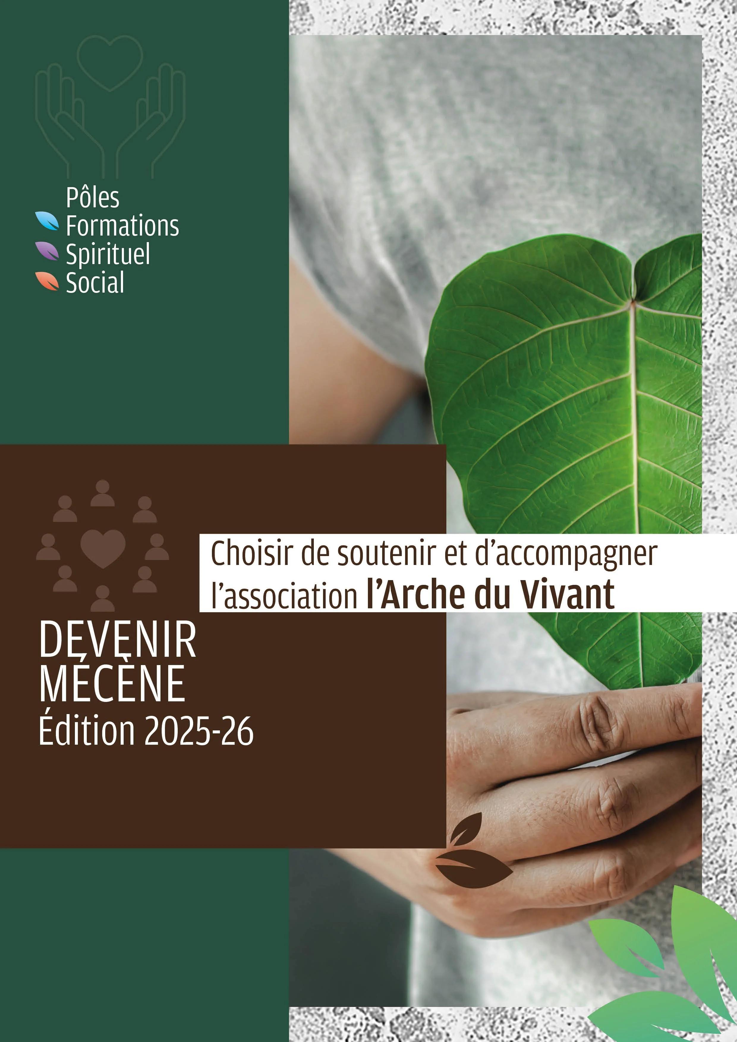 CHJB - Centre Hélène et Jean Bastaire ✱ Brochure A4 - 16 Pages - Devenir Mécène - Édition 2025-26