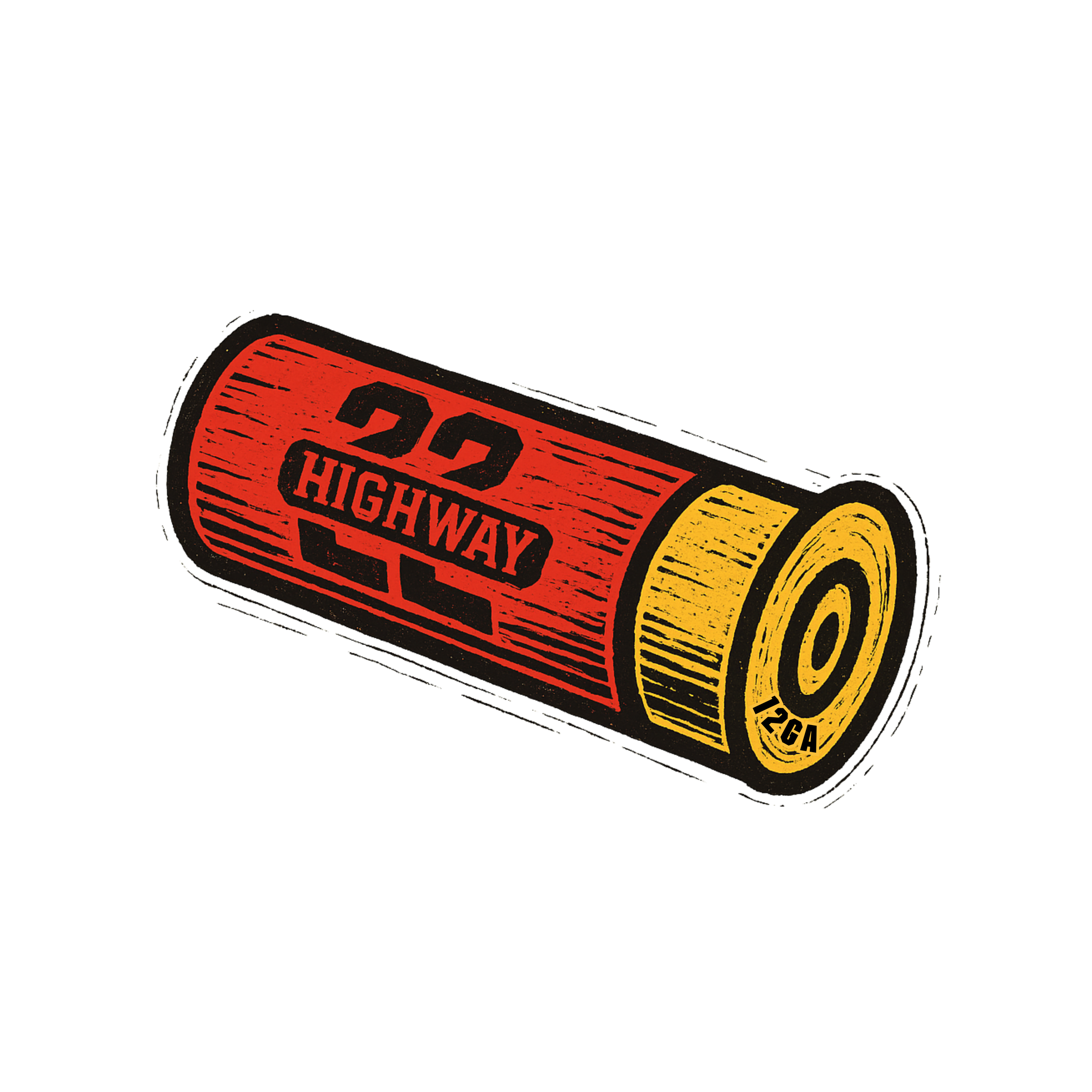 "Super 22" Sticker - 12 Gauge Shell