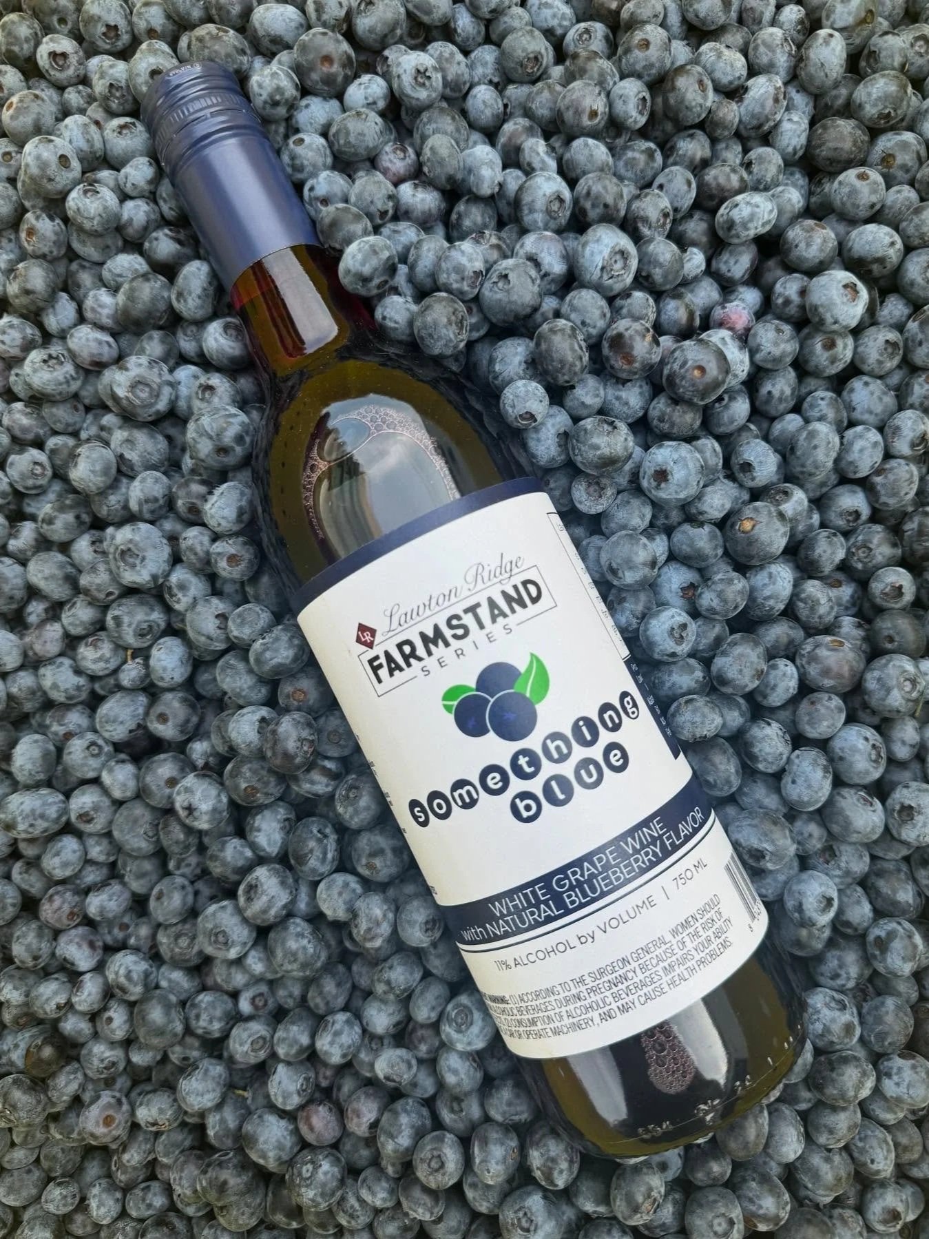 something blue blueberry wine