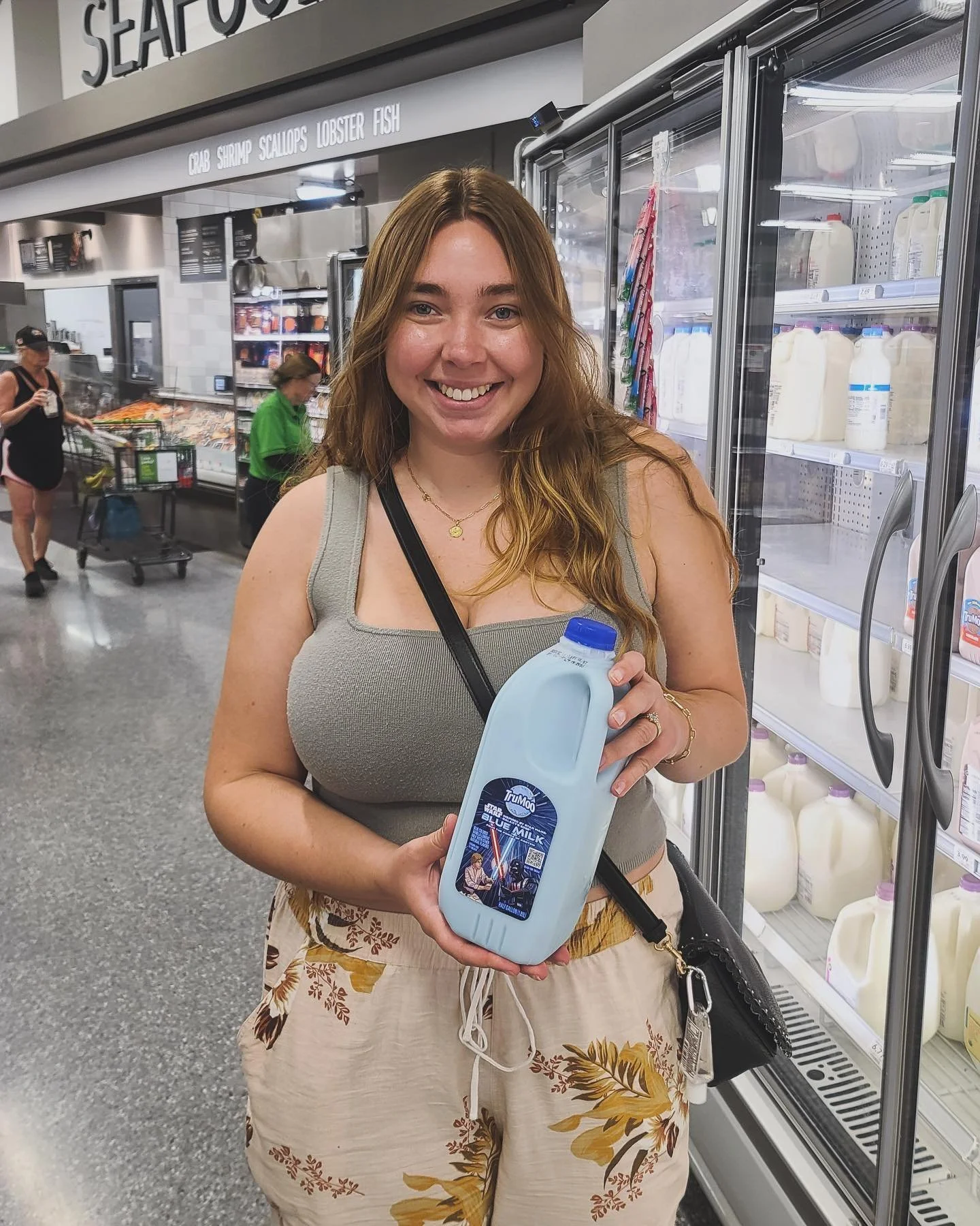 Finally was able to snag my Star Wars blue milk design at the store today! And I got there in style 🛸 May the 4th be with you!! #starwarsbluemilk #bluemilk #starwarsdesign #freelancedesigner #tampadesigner #floridadesignstudio #tampagraphicdesigner