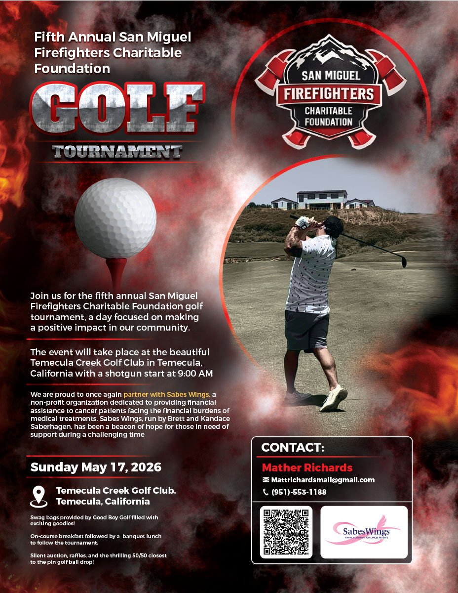 5th Annual San Miguel Firefighters Charitable Foundation