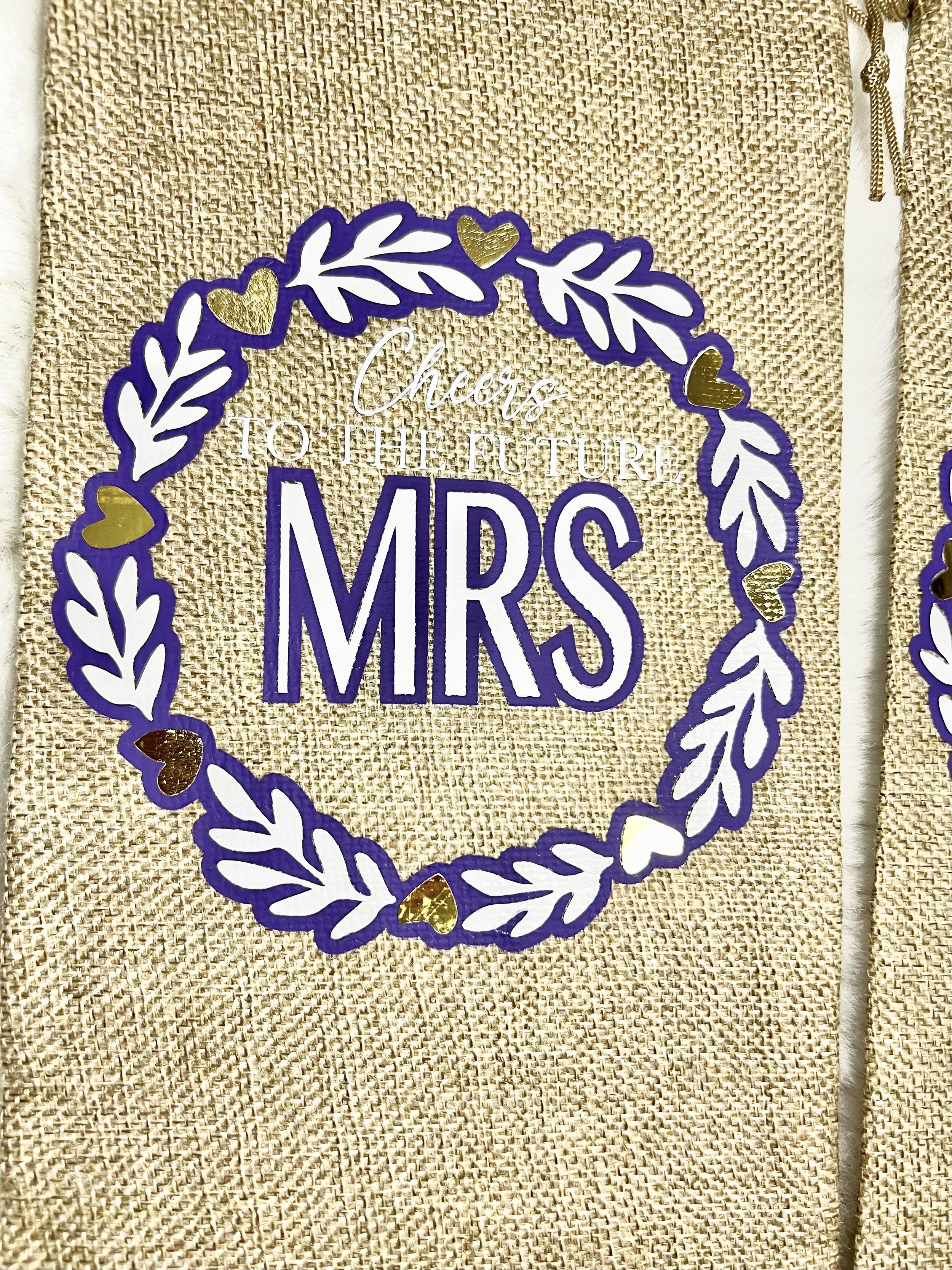 Bridal Shower Wine Gift Bag