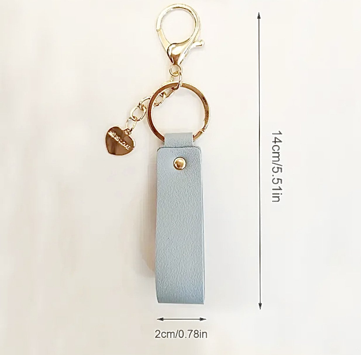 Personalized PU Leather Keychains
