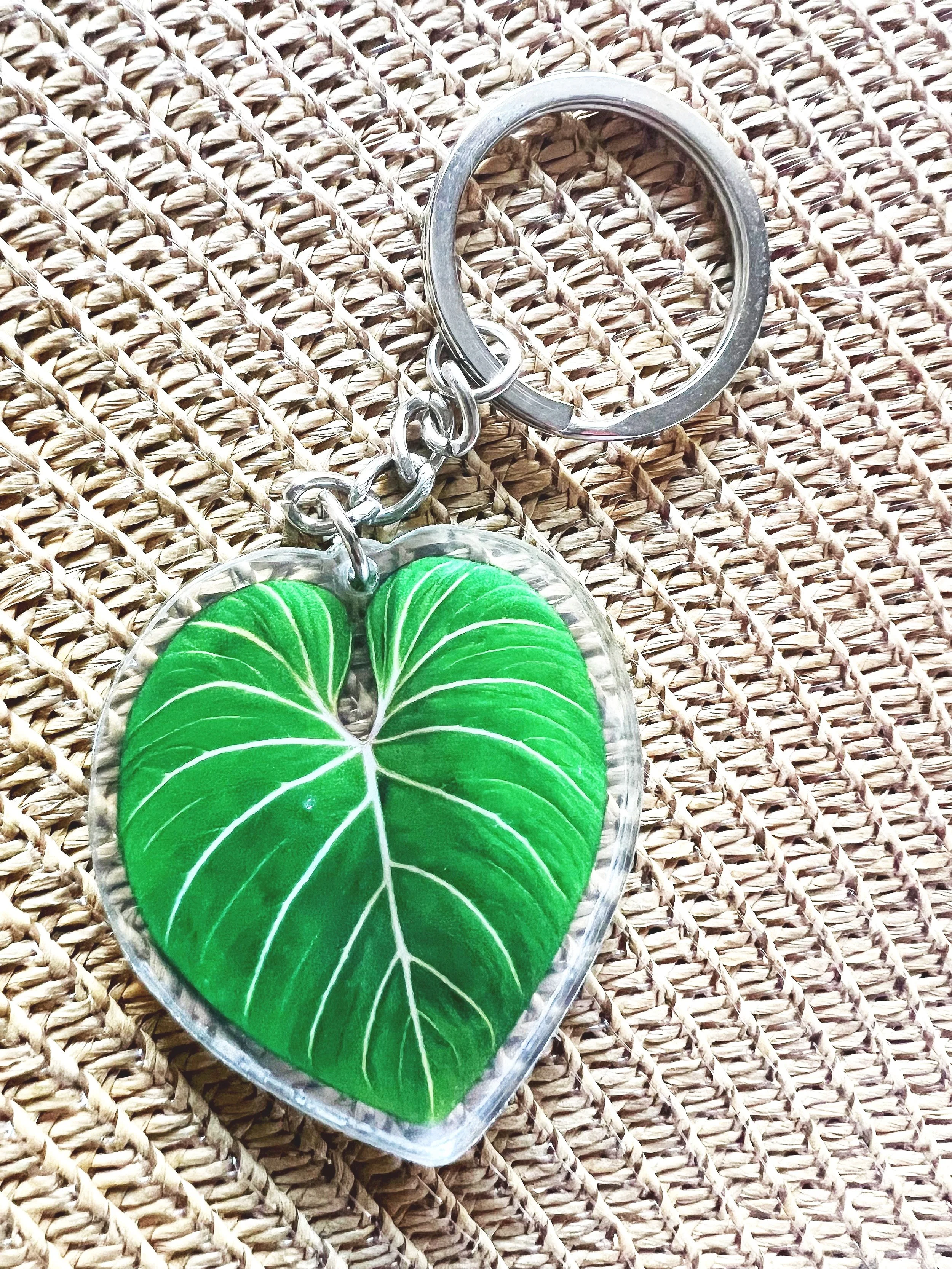 Monstera Keychains