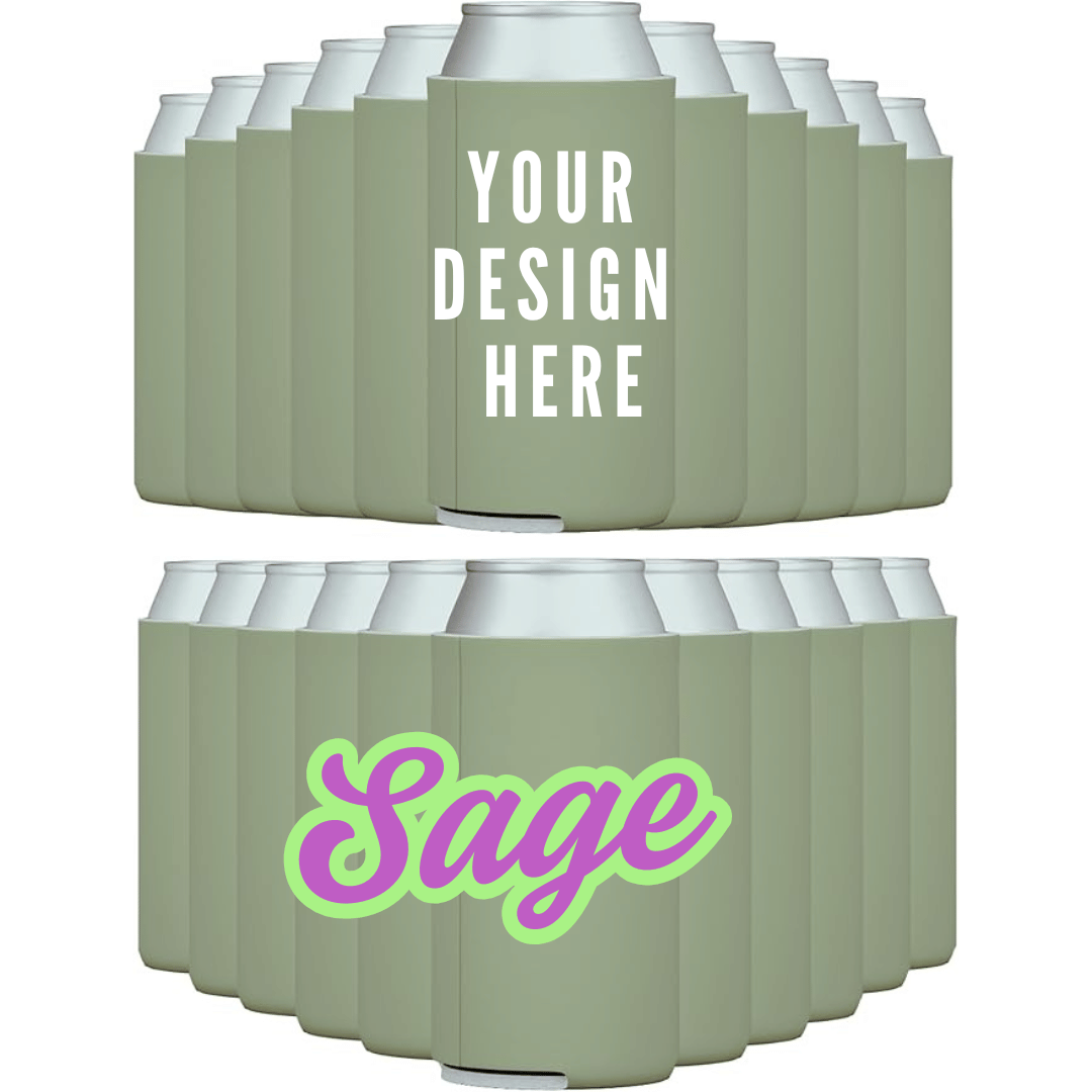 Custom Wedding Can Cooler