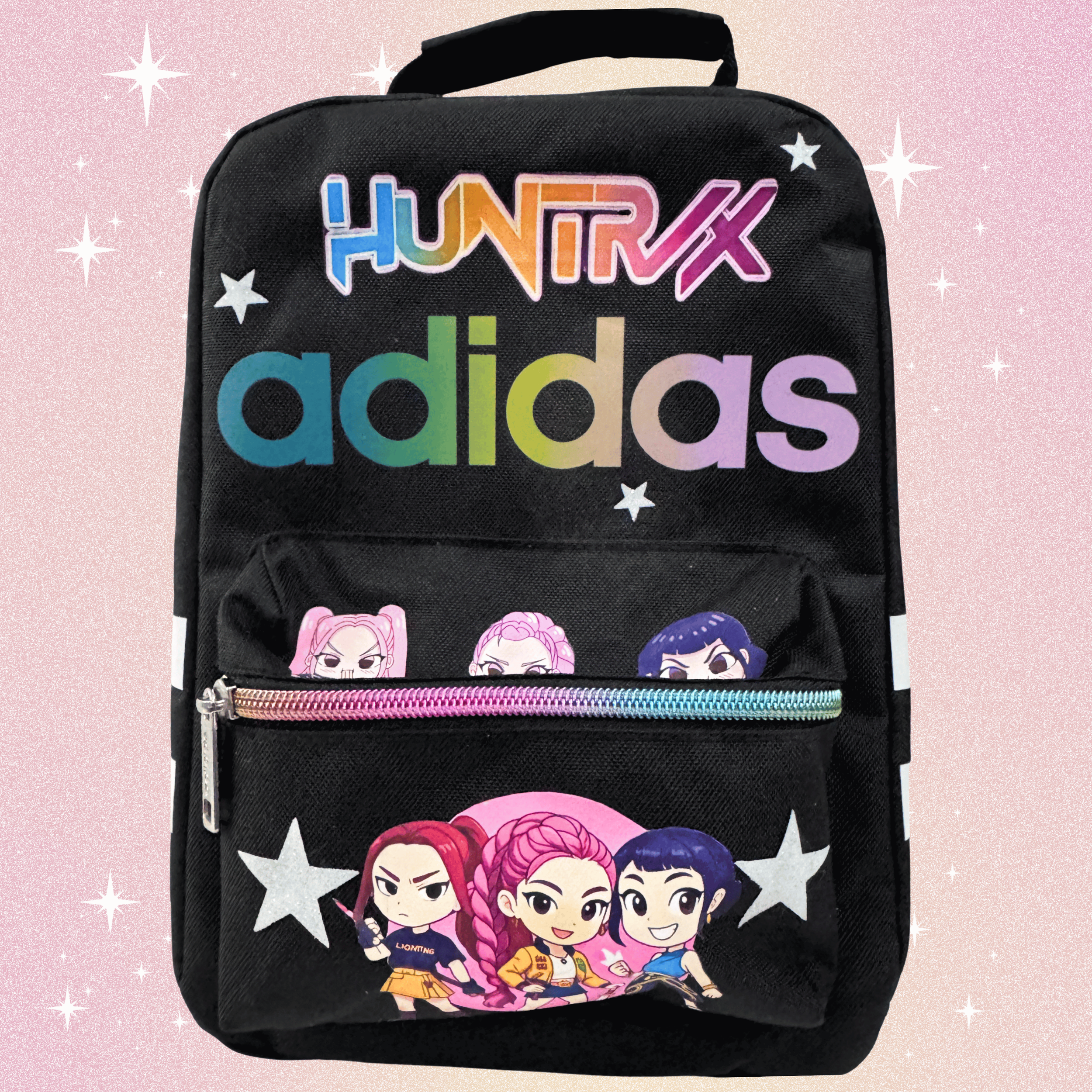 Kpop Demon Hunters | Huntrix Adidas Lunch Bag (Black)