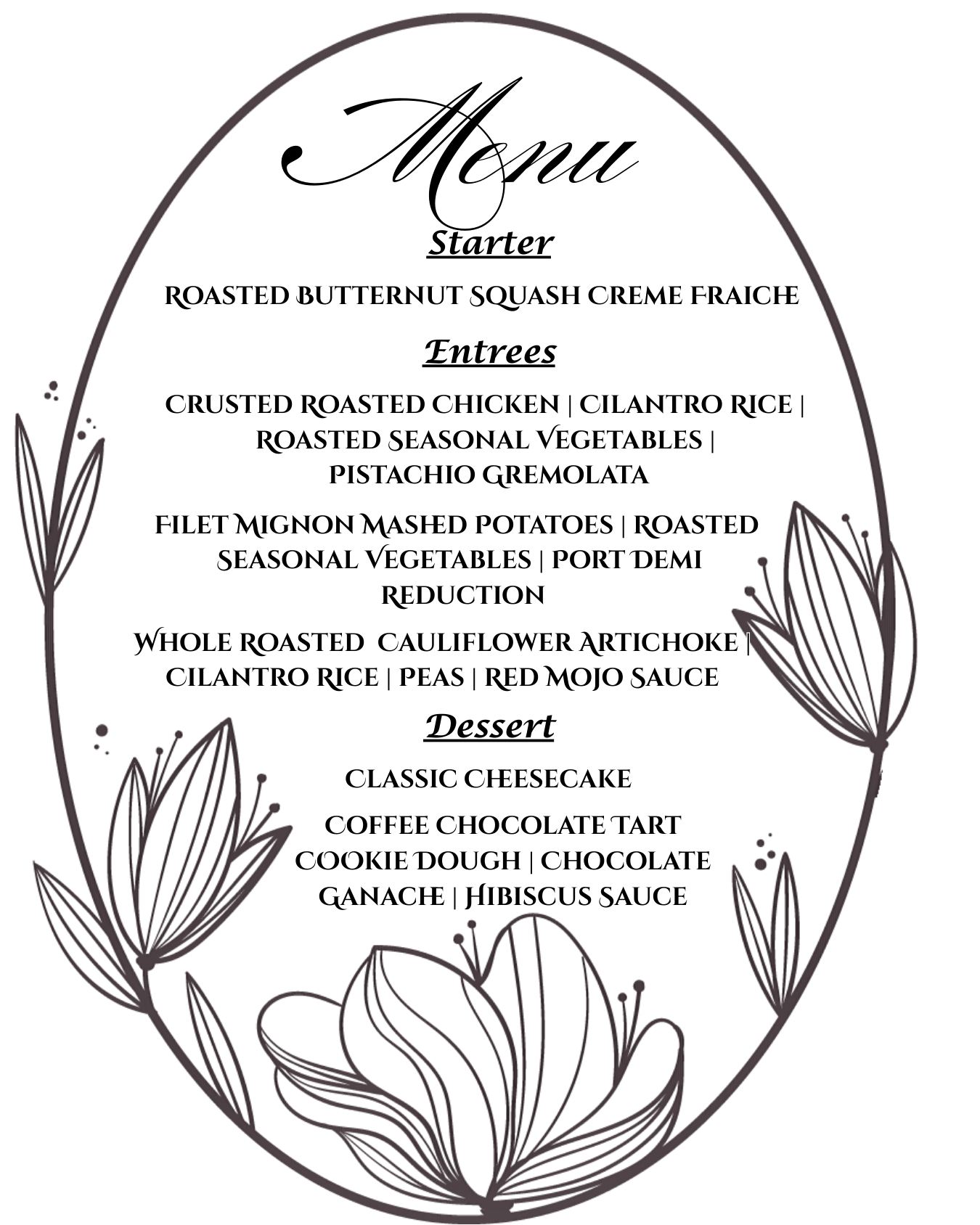 Premium textured wedding dinner menus printed on custom cardstock for reception tables in San Diego