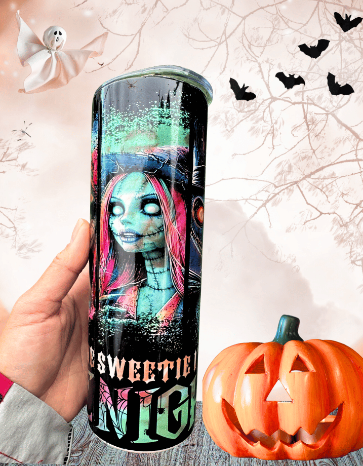 Night Before Christmas Halloween 20 oz Stainless Steel Tumbler