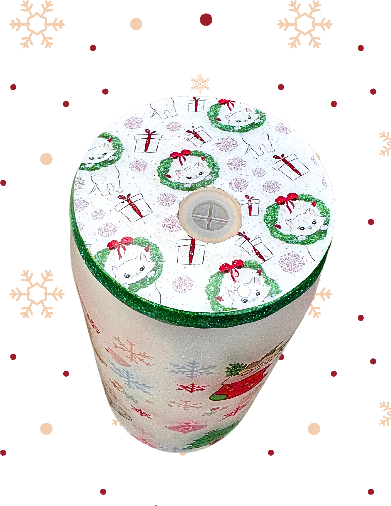 Christmas Glass Tumblers