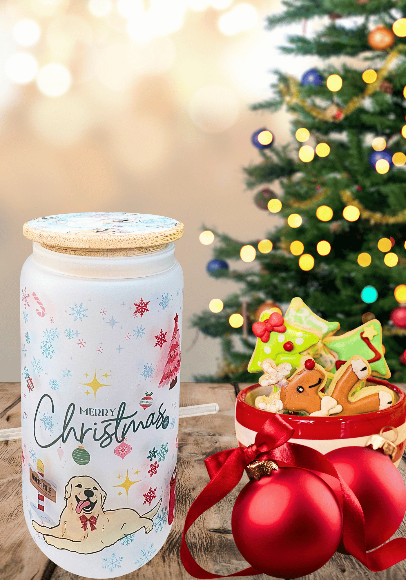 christmas-dog-tumbler-custom-pet-gift