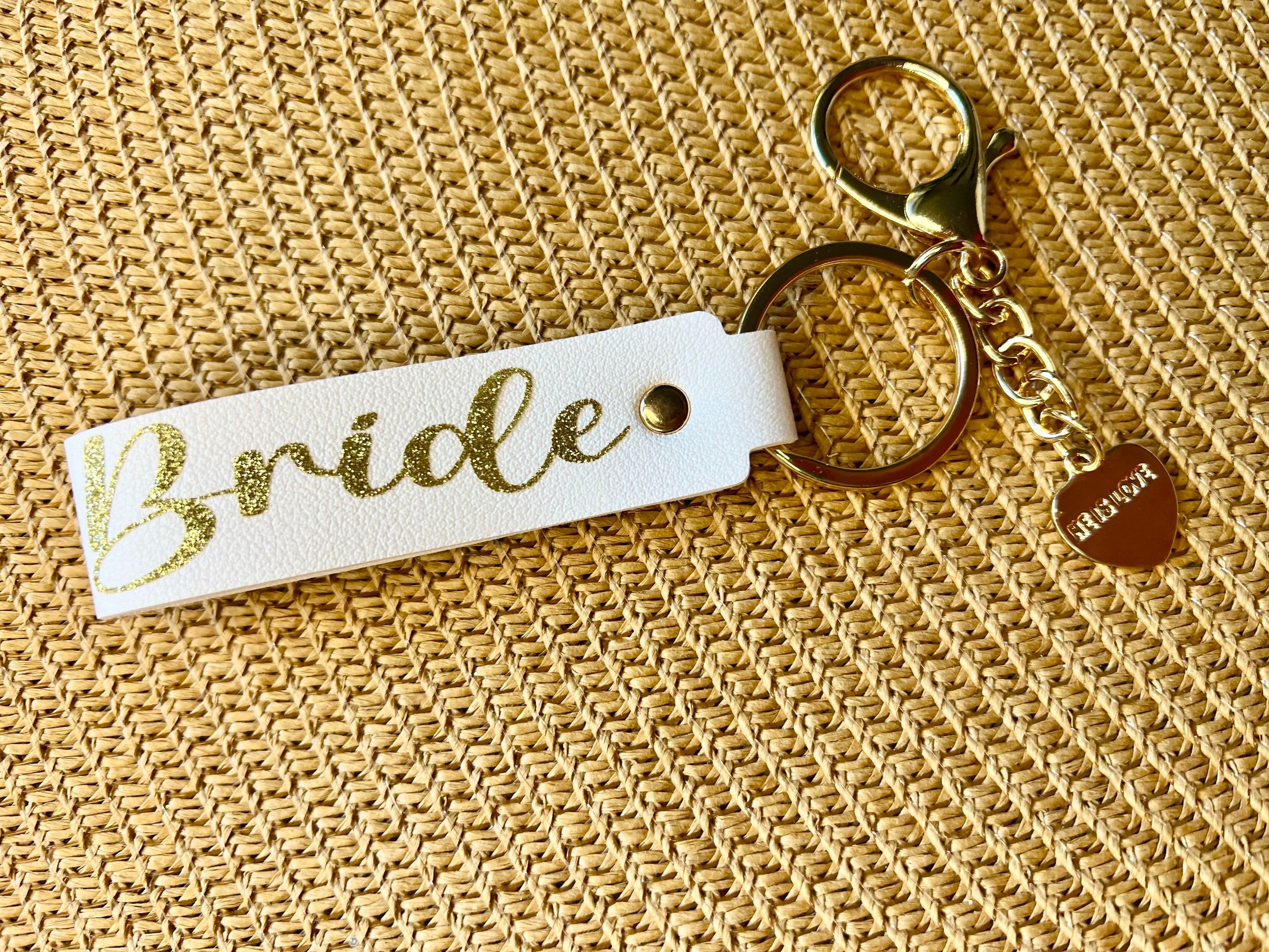 Personalized PU Leather Keychains