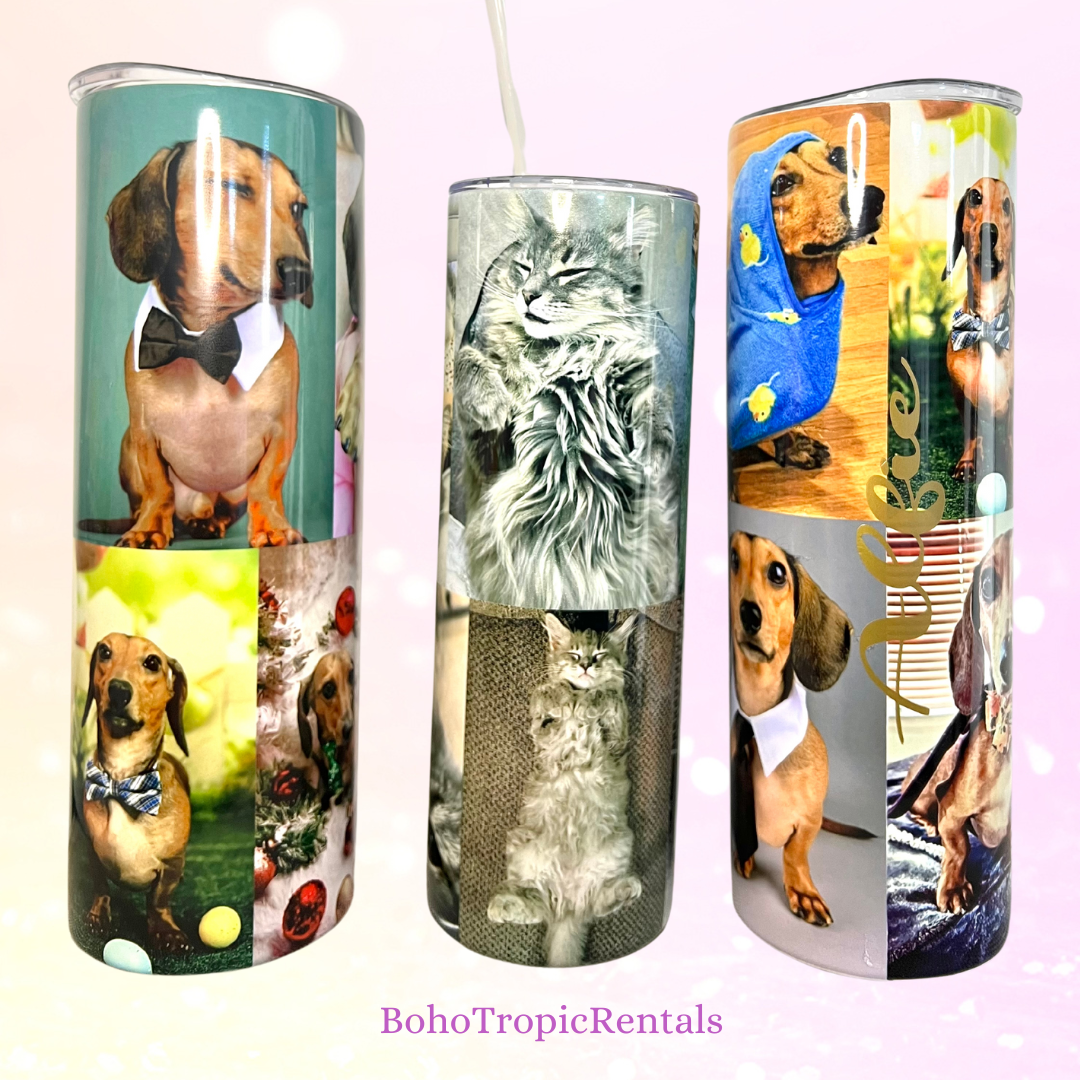 Photo Collage Tumblers
