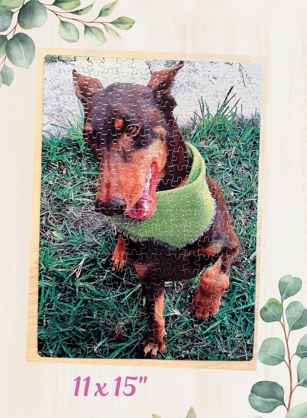 Custom photo puzzle 11x15 personalized picture puzzle gift with high quality image print for birthdays, anniversaries, and special occasions