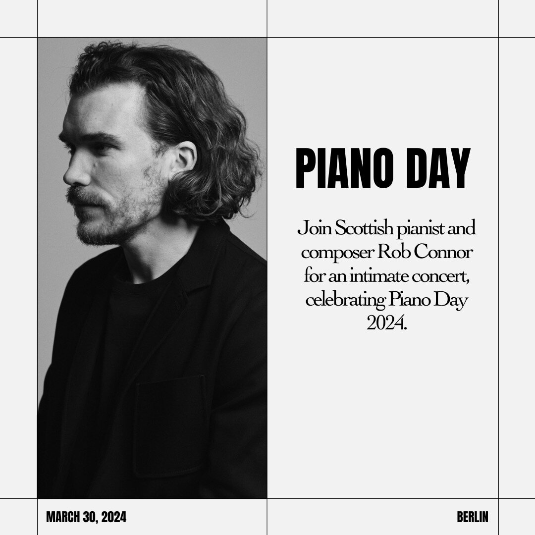 Very excited and honoured to be taking part in this year&rsquo;s Piano Day! Special thanks to @pianodayofficial for the support. 🙏

I&rsquo;ll be playing a special concert at my cosy Friedrichshain studio combining both grand piano and felted uprigh