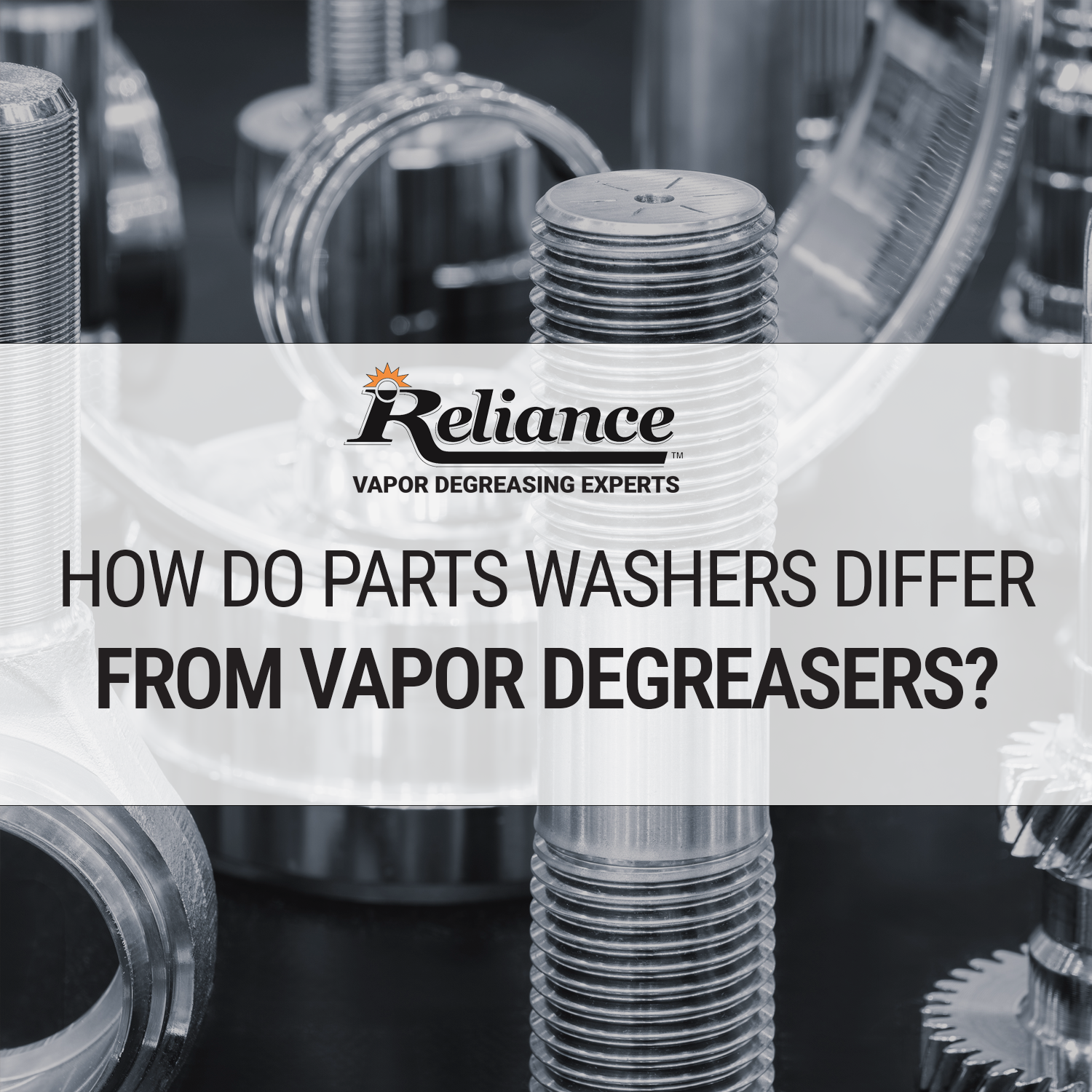 How do vapor degreasers differ from parts washers?