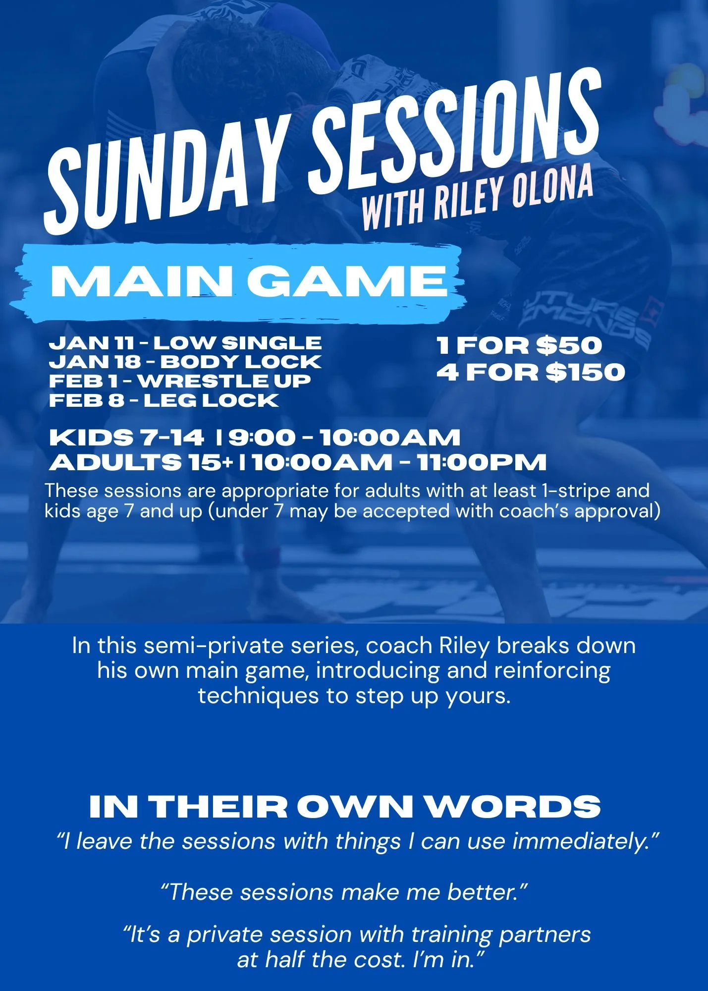 Sunday Sessions w/ Coach Riley - Main Game 