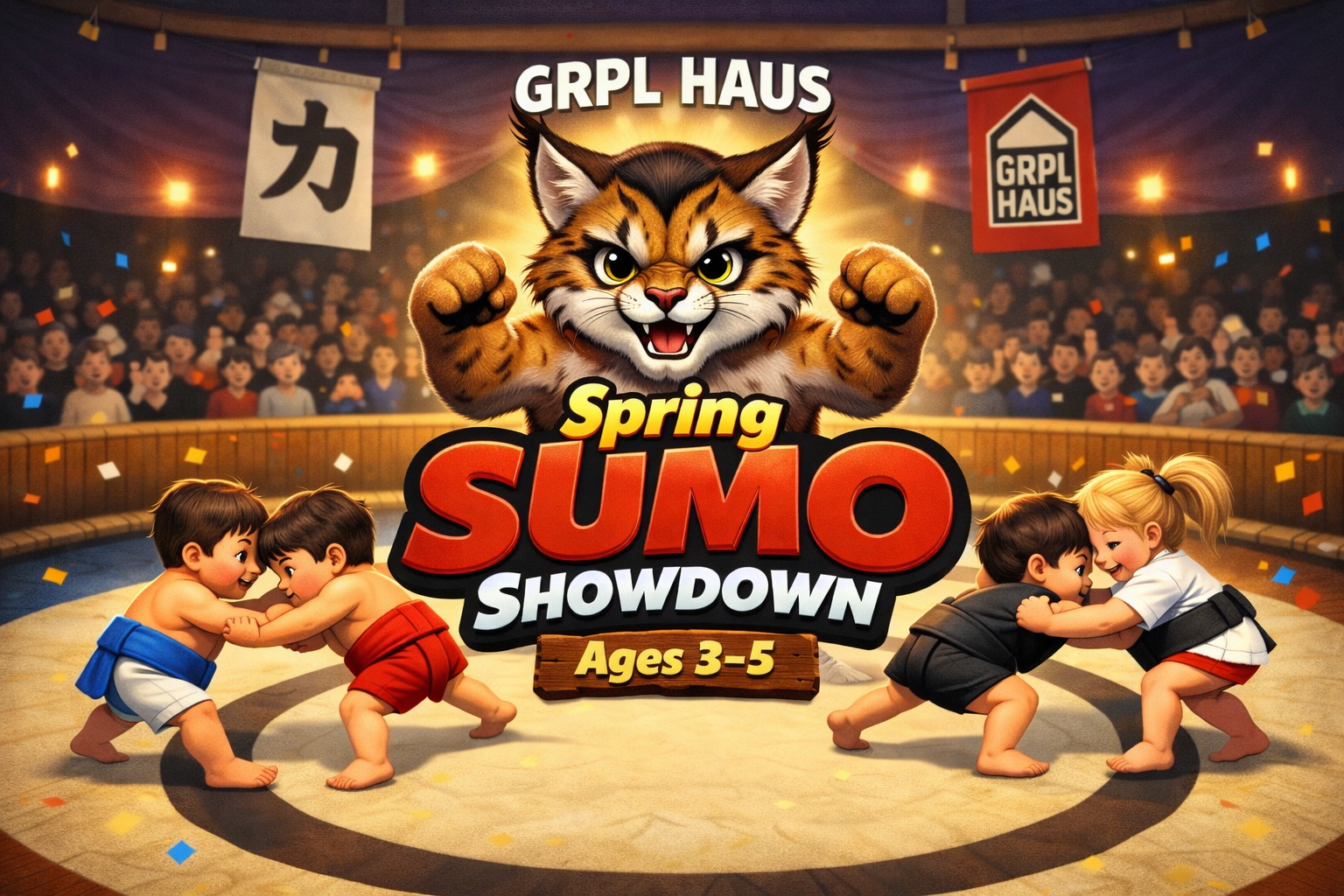 Spring Sumo Showdown (ages 3-5)