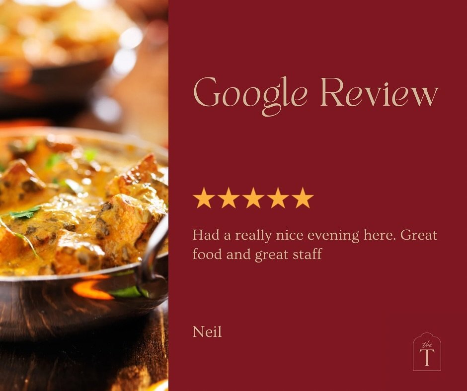 Grateful for Neil&rsquo;s 5-star review for The Tandoori! Thank you for your kind words and support, Neil! 🙌🏼✨

#TheTandoori #Melksham #wiltshire #eatout #indianrestaurant #wiltshirerestaurants #dinnertonight #5starreview