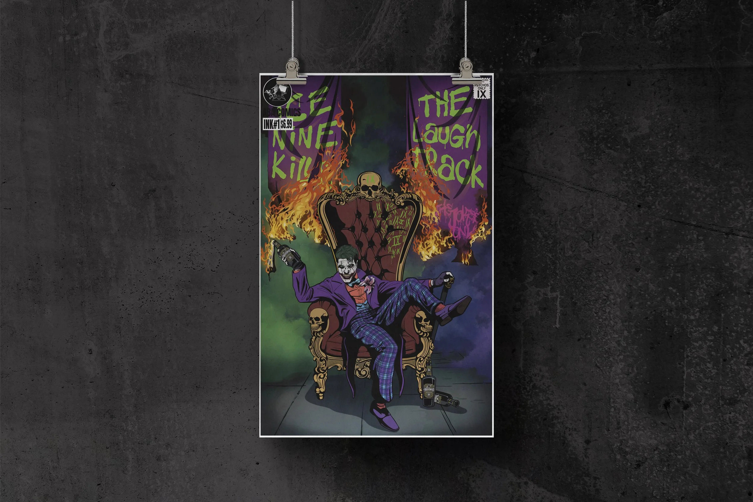 Ice Nine Kills - The Laugh Track Comic Print