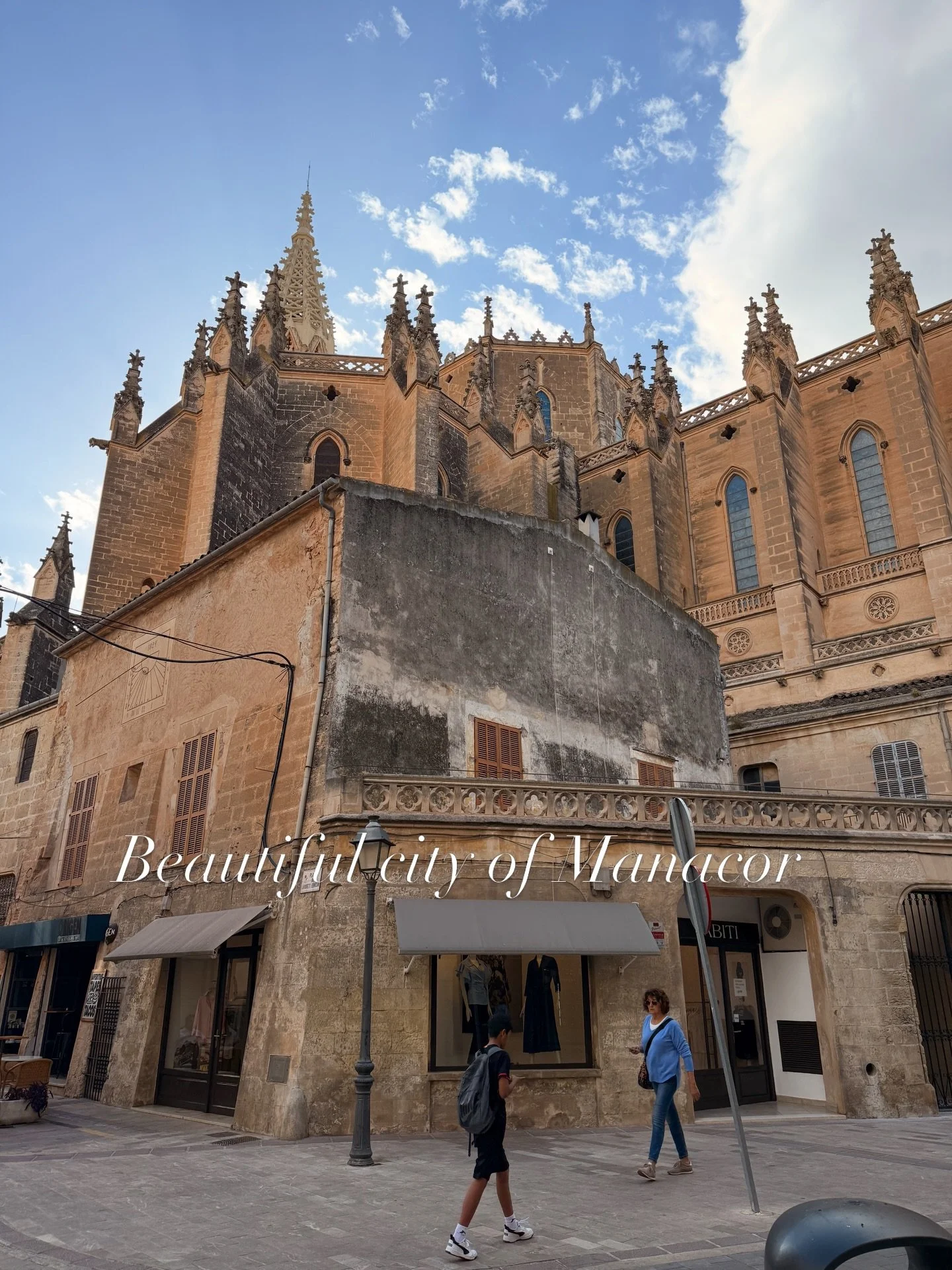 10 min walk from the Rafa Nadal Academy is the quaint city of Manacor.  Loved its beauty and hospitality.  #f1s #manacor #rafanadalacademy